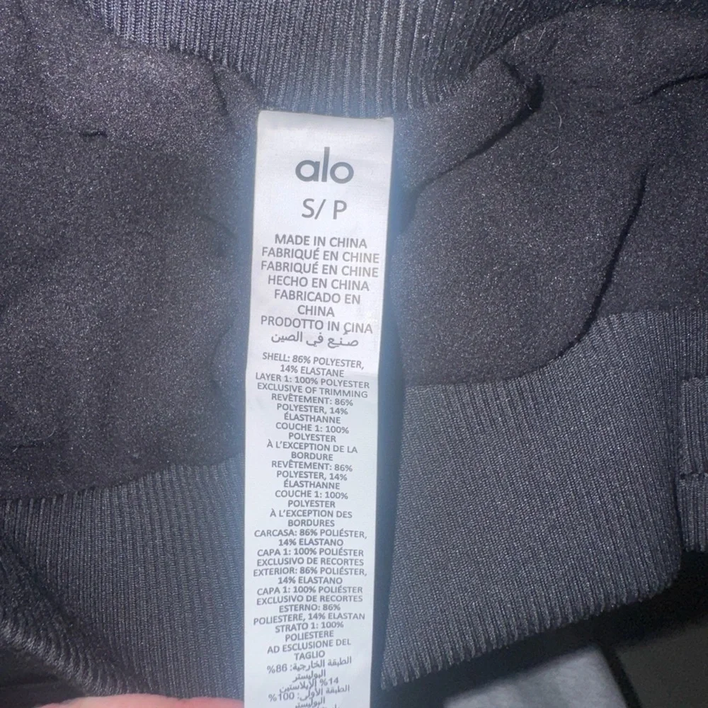 Alo Yoga Black Elevation Mini Skirt
